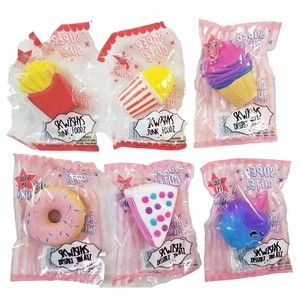 Mixed Theme Squishy (Skwishy) Slow Rise Foam - Stress, Fidget Toy - 6 Pack #3